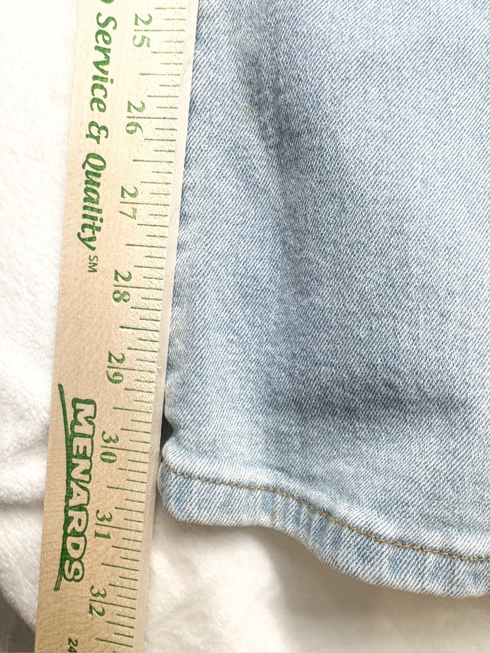 Vibrant M.I.U. 3X Light Wash Distressed Ripped Wide Leg Jeans NWT - Picture 9 of 16
